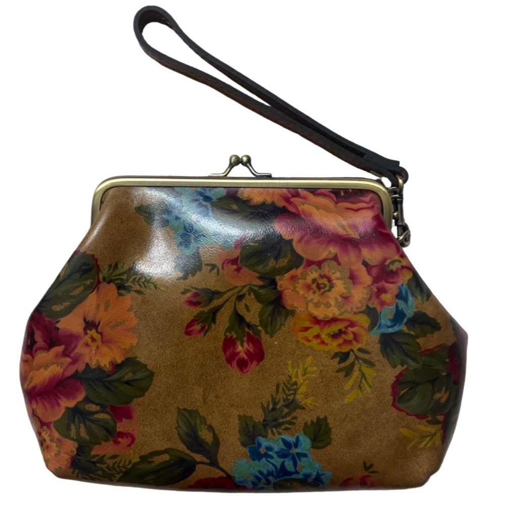 Patricia Nash Savena Framed Kisslock Wristlet NEW